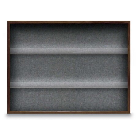 United Visual Products Outdoor Enclosed Combo Board, 48"x36", White Frame/Blue & Cobalt UVCB4836ODW-BLUE-COBACC
